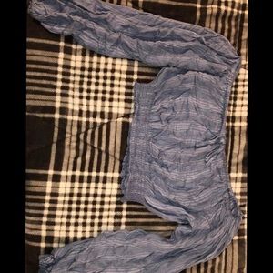 Aeropostale off the shoulder long sleeve shirt!